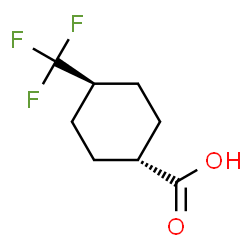 ChemSpider 2D Image | trans-4-(Trifluoromethyl)cyclohexanecarboxylic acid | C8H11F3O2