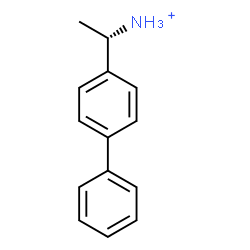 ChemSpider 2D Image | (1S)-1-(4-Biphenylyl)ethanaminium | C14H16N