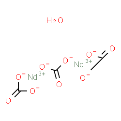 ChemSpider 2D Image | Neodymium carbonate hydrate (2:3:1) | C3H2Nd2O10