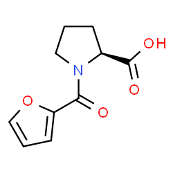 ChemSpider 2D Image | 1-(2-Furoyl)-L-proline | C10H11NO4