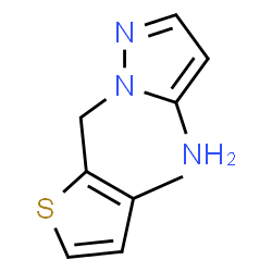 ChemSpider 2D Image | 2-[(3-methylthiophen-2-yl)methyl]pyrazol-3-amine | C9H11N3S