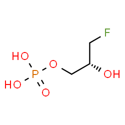 ChemSpider 2D Image | (2R)-3-Fluoro-2-hydroxypropyl dihydrogen phosphate | C3H8FO5P
