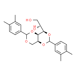 ChemSpider 2D Image | DIMETHYLDIBENZYLIDENE SORBITOL | C24H30O6
