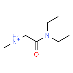 ChemSpider 2D Image | 2-(Diethylamino)-N-methyl-2-oxoethanaminium | C7H17N2O