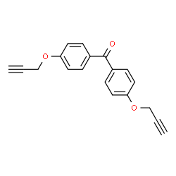 ChemSpider 2D Image | Bis[4-(2-propyn-1-yloxy)phenyl]methanone | C19H14O3