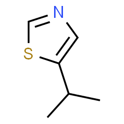 ChemSpider 2D Image | 5-Isopropylthiazole | C6H9NS