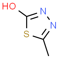 ChemSpider 2D Image | 5-Methyl-1,3,4-thiadiazol-2(3H)-one | C3H4N2OS