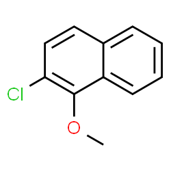 ChemSpider 2D Image | 2-Chloro-1-methoxynaphthalene | C11H9ClO