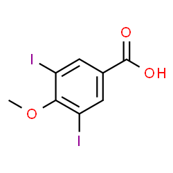 ChemSpider 2D Image | 3,5-Diiodo-4-methoxybenzoic acid | C8H6I2O3
