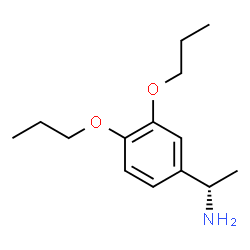 ChemSpider 2D Image | (1S)-1-(3,4-Dipropoxyphenyl)ethanamine | C14H23NO2