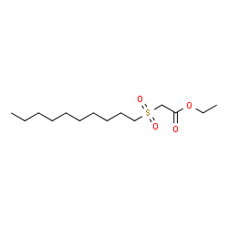 ChemSpider 2D Image | Ethyl (decylsulfonyl)acetate | C14H28O4S