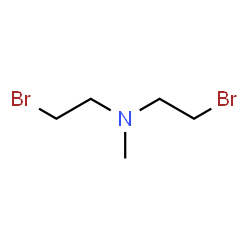 ChemSpider 2D Image | 2-Bromo-N-(2-bromoethyl)-N-methylethanamine | C5H11Br2N