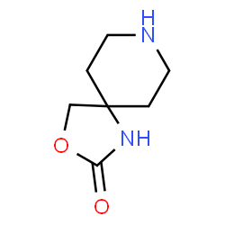 ChemSpider 2D Image | 3-Oxa-1,8-diazaspiro[4.5]decan-2-one | C7H12N2O2