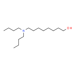 ChemSpider 2D Image | 8-(Dibutylamino)-1-octanol | C16H35NO