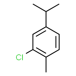 ChemSpider 2D Image | 2-CHLORO-P-CYMENE | C10H13Cl