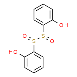 ChemSpider 2D Image | 2,2'-(1,2-Dioxido-1lambda~4~,2lambda~4~-disulfane-1,2-diyl)diphenol | C12H10O4S2