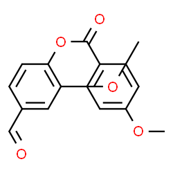 ChemSpider 2D Image | 4-Formyl-2-methoxyphenyl 4-methoxybenzoate | C16H14O5