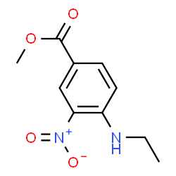 ChemSpider 2D Image | Methyl 4-(ethylamino)-3-nitrobenzoate | C10H12N2O4