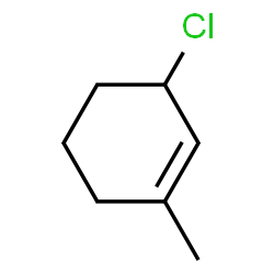 ChemSpider 2D Image | 3-Chloro-1-methylcyclohexene | C7H11Cl