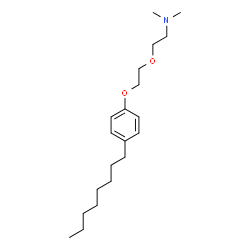 ChemSpider 2D Image | N,N-Dimethyl-2-[2-(4-octylphenoxy)ethoxy]ethanamine | C20H35NO2