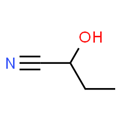 ChemSpider 2D Image | 2-Hydroxybutanenitrile | C4H7NO
