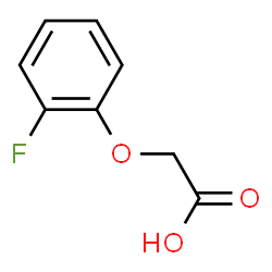 ChemSpider 2D Image | O-fluorophenoxyacetic acid | C8H7FO3
