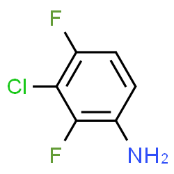 ChemSpider 2D Image | 3-Chloro-2,4-difluoroaniline | C6H4ClF2N