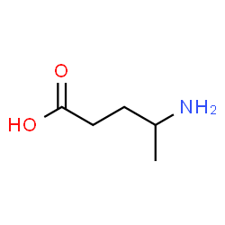 ChemSpider 2D Image | 4-AMINOVALERIC ACID | C5H11NO2