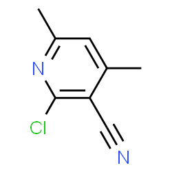ChemSpider 2D Image | 2-Chloro-4,6-dimethylnicotinonitrile | C8H7ClN2