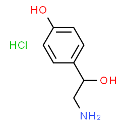 ChemSpider 2D Image | Octopamine hydrochloride (JAN) | C8H12ClNO2