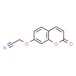ChemSpider 2D Image | [(2-Oxo-2H-chromen-7-yl)oxy]acetonitrile | C11H7NO3