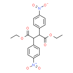 ChemSpider 2D Image | Diethyl 2,3-bis(4-nitrophenyl)succinate | C20H20N2O8