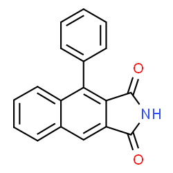 ChemSpider 2D Image | 4-phenyl-2H-benzo[f]isoindole-1,3-dione | C18H11NO2