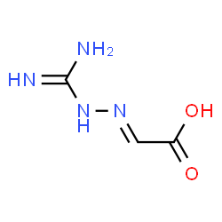 ChemSpider 2D Image | (2E)-(Carbamimidoylhydrazono)acetic acid | C3H6N4O2