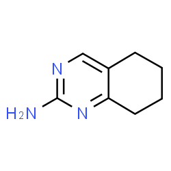 ChemSpider 2D Image | 5,6,7,8-Tetrahydro-2-quinazolinamine | C8H11N3