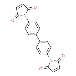 ChemSpider 2D Image | 4,4'-bis-(Maleimido)-1,1'-biphenyl | C20H12N2O4