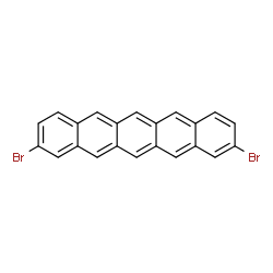 ChemSpider 2D Image | 2,10-Dibromopentacene | C22H12Br2
