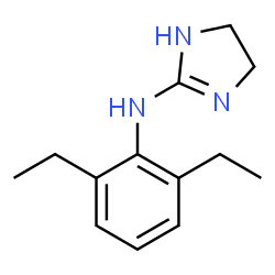 ChemSpider 2D Image | N-(2,6-Diethylphenyl)-4,5-dihydro-1H-imidazol-2-amine | C13H19N3