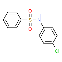 ChemSpider 2D Image | N-(4-Chlorophenyl)benzenesulfonamide | C12H10ClNO2S