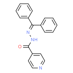 ChemSpider 2D Image | N'-(Diphenylmethylene)isonicotinohydrazide | C19H15N3O