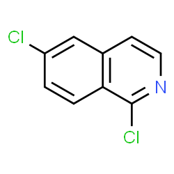 ChemSpider 2D Image | 1,6-Dichloroisoquinoline | C9H5Cl2N