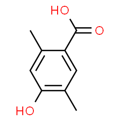 ChemSpider 2D Image | 4-Hydroxy-2,5-dimethylbenzoic acid | C9H10O3