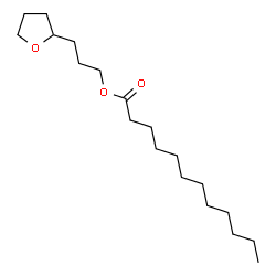 ChemSpider 2D Image | 3-(Tetrahydro-2-furanyl)propyl laurate | C19H36O3
