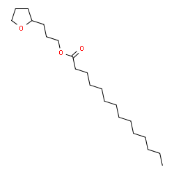 ChemSpider 2D Image | 3-(Tetrahydro-2-furanyl)propyl myristate | C21H40O3