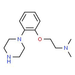 ChemSpider 2D Image | N,N-Dimethyl-2-[2-(1-piperazinyl)phenoxy]ethanamine | C14H23N3O