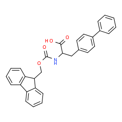 ChemSpider 2D Image | 3-(4-Biphenylyl)-2-{[(9H-fluoren-9-ylmethoxy)carbonyl]amino}propanoic acid | C30H25NO4