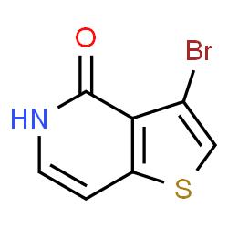 ChemSpider 2D Image | 3-Bromothieno[3,2-c]pyridin-4(5H)-one | C7H4BrNOS