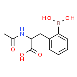 ChemSpider 2D Image | N-Acetyl-2-(dihydroxyboryl)phenylalanine | C11H14BNO5