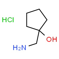 ChemSpider 2D Image | 1-(Aminomethyl)cyclopentanol hydrochloride (1:1) | C6H14ClNO