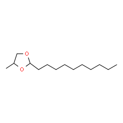 ChemSpider 2D Image | 2-Decyl-4-methyl-1,3-dioxolane | C14H28O2